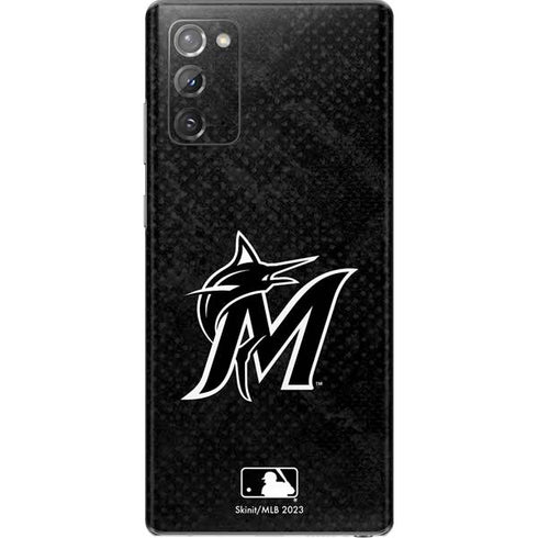 MLB Miami Marlins Dark Wash Galaxy Note20 5G Skin